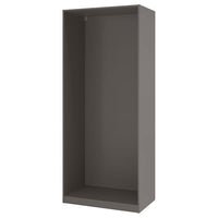 PAX wardrobe frame, dark grey, 100x58x236 cm