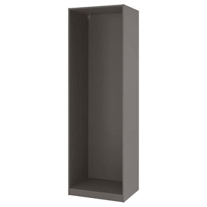 Ikea PAX - Wardrobe frame, dark grey,75x58x236 cm
