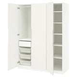 PAX / TONSTAD wardrobe combination, white/off-white, 150x60x201 cm