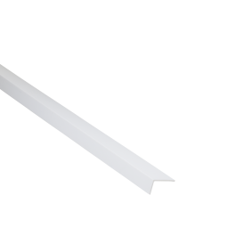 PVC "L" ANGLE PROFILE 20X10X1MM,6M MATT WHITE