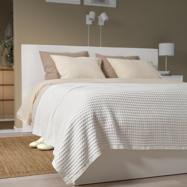 PELARTUJA bedspread, white, 150x250 cm