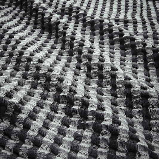 PELARTUJA bedspread, dark grey/light grey, 150x250 cm