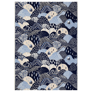 PENDELKAKTUS pre-cut fabric, mountains/multicolour, 150x300 cm