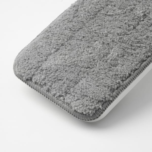PEPPRIG microfibre pad for flat mop, grey, 10x29 cm, 2 pack