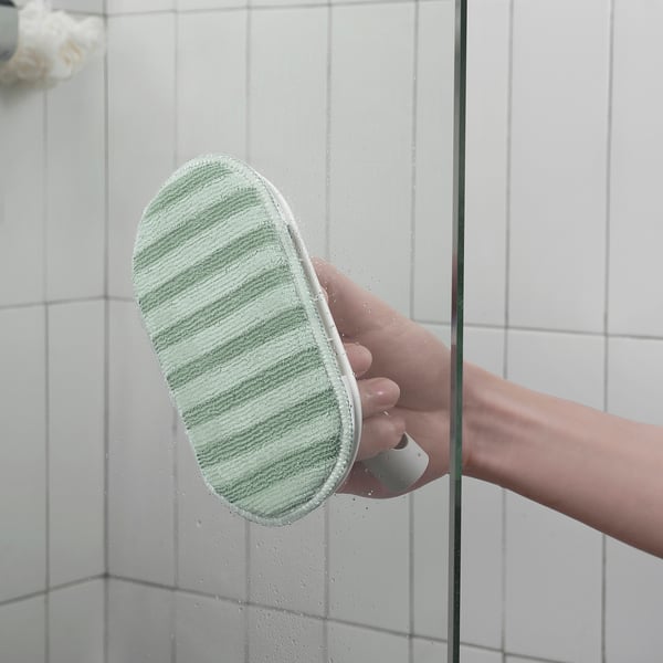 PEPPRIG microfibre cleaning pad, green, 17x10 cm