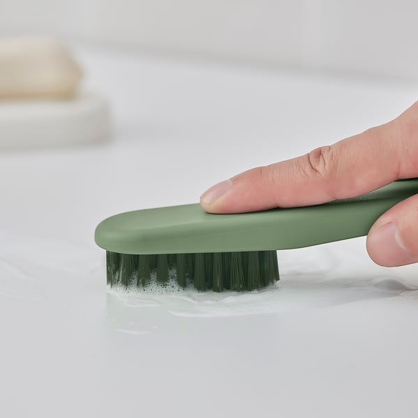 PEPPRIG scrubbing brush, set of 2, green