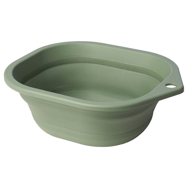 Ikea PEPPRIG - Wash-tub, foldable/green, 10 l