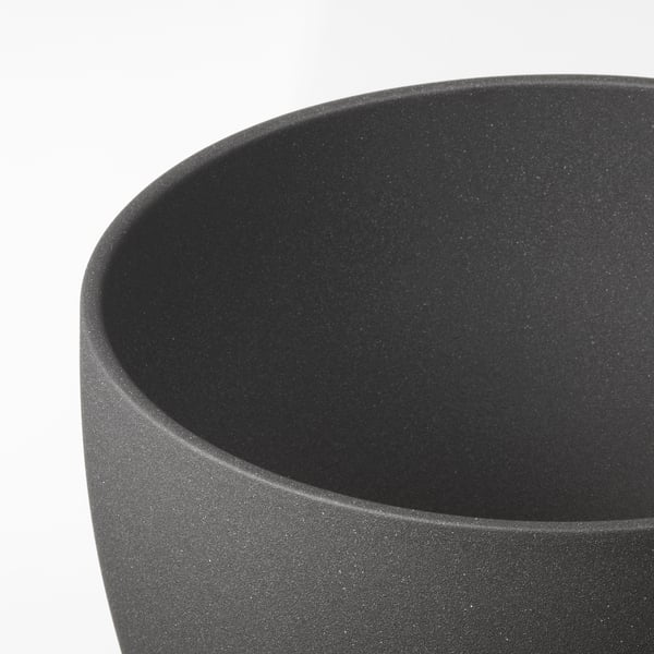 PERSILLADE plant pot, dark grey, 24 cm