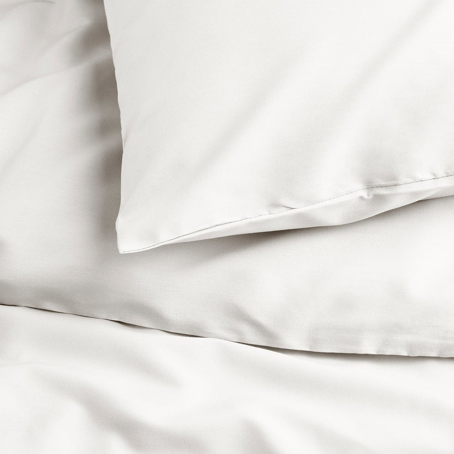PILTANDVINGE duvet cover and 2 pillowcases, white, 200x200/50x80 cm