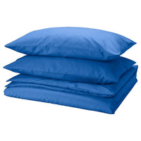 PILTANDVINGE duvet cover and 2 pillowcases, blue, 240x220/50x80 cm