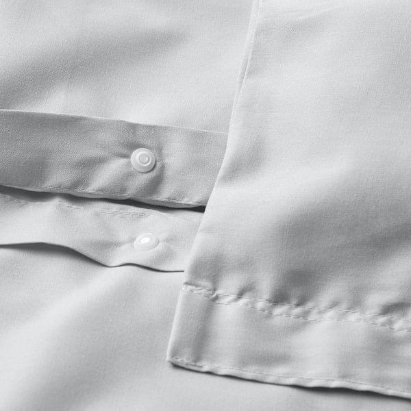 Ikea PILTANDVINGE - Duvet cover and 2 pillowcases, grey, 240x220/50x80 cm