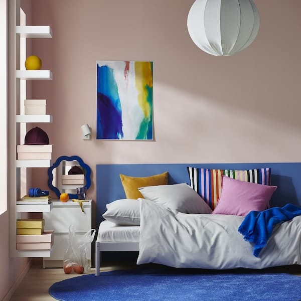 Ikea PILTANDVINGE - Duvet cover and pillowcase, grey, 150x200/50x80 cm