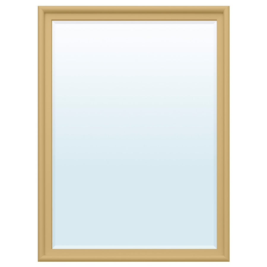 PINGSTSYREN mirror, light yellow-beige, 60x80 cm