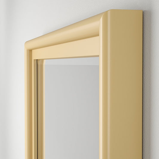 PINGSTSYREN mirror, light yellow-beige, 60x80 cm