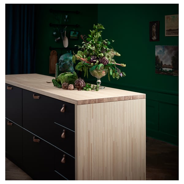 PINNARP worktop, ash/veneer, 246x3.8 cm