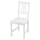 PINNTORP chair, white stained/pine, 42x90x49 cm