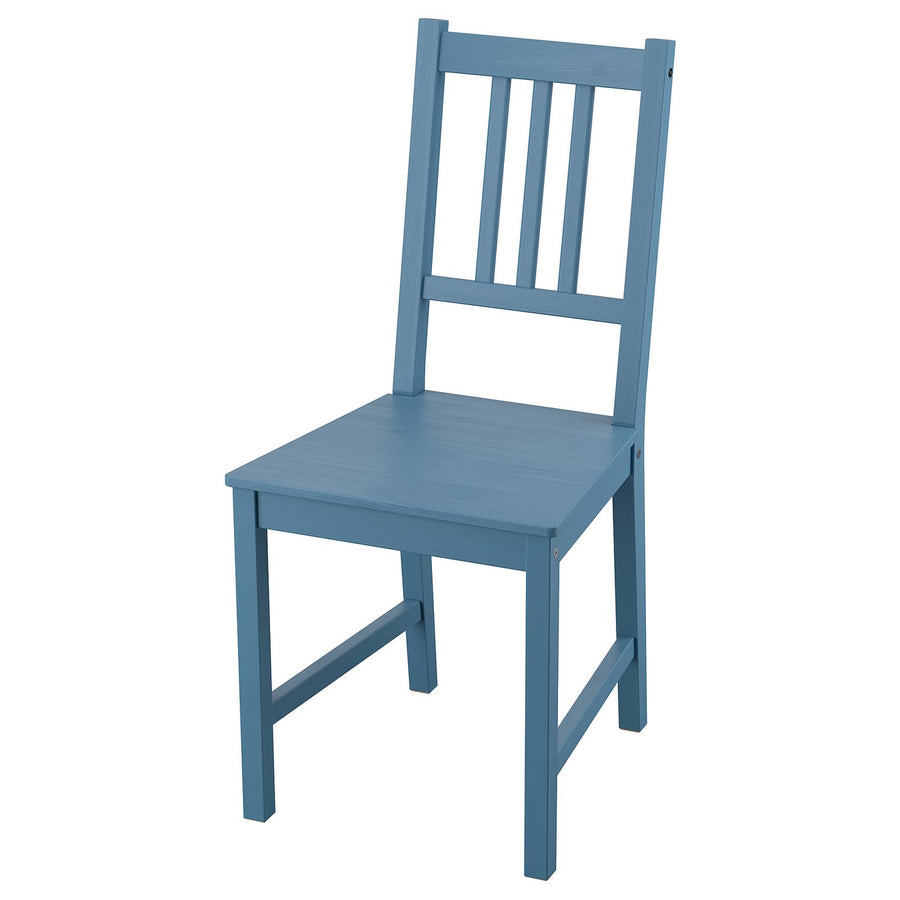 PINNTORP chair, blue stained/pine, 42x90x49 cm