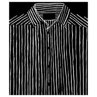 PJÄTTERYD picture, striped shirt, 40x50 cm
