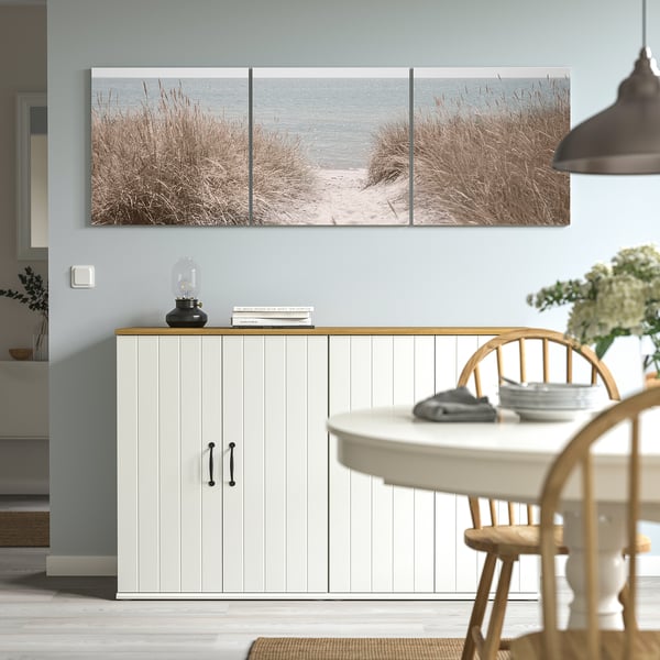 PJÄTTERYD picture, Swedish sand dunes, 56x56 cm, 3 pack