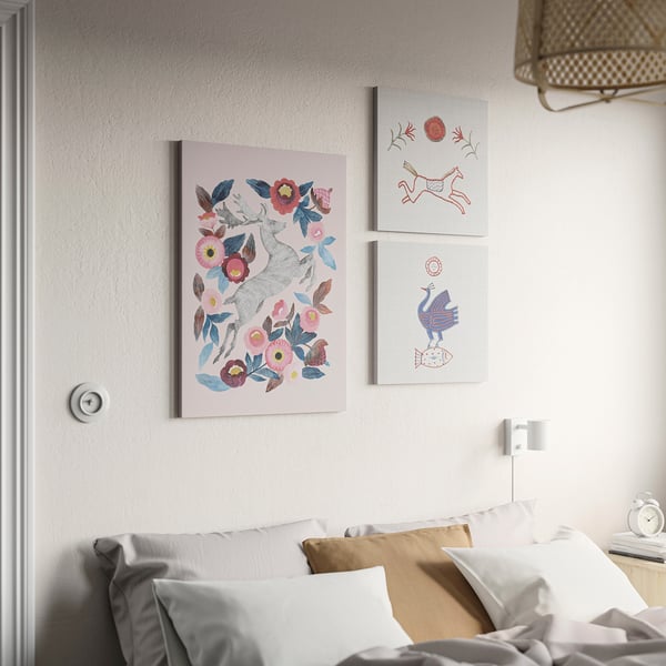 PJÄTTERYD picture, forest fairy tale, 50x70 cm