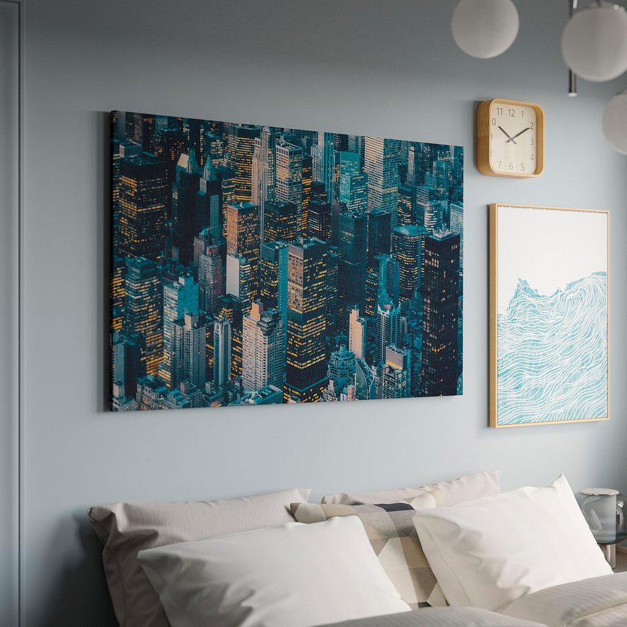 PJÄTTERYD picture, big city, 118x78 cm