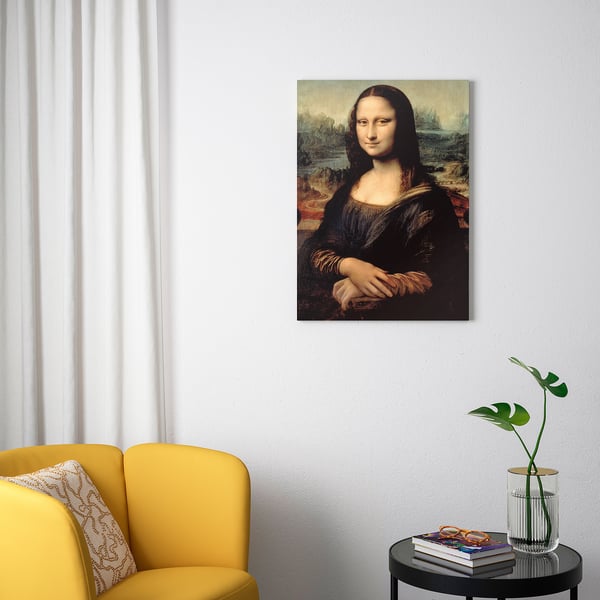 PJÄTTERYD picture, Mona Lisa, 2, 50x70 cm