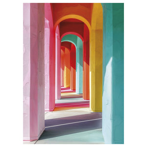 PJÄTTERYD picture, prismatic passage, 50x70 cm