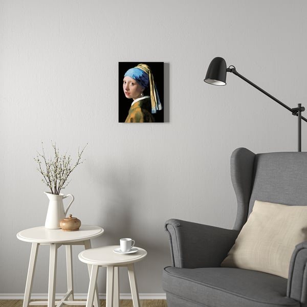 PJÄTTERYD picture, girl with a pearl earring , 2, 30x40 cm