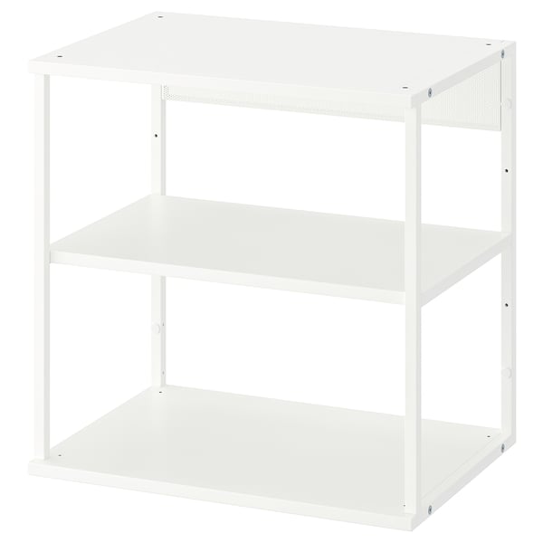 PLATSA open shelving unit, white, 60x40x60 cm
