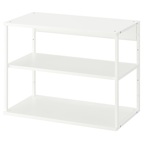PLATSA open shelving unit, white, 80x40x60 cm