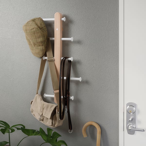 PLOGA vertical hook rack, 60 cm