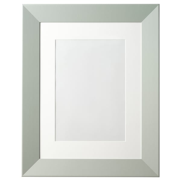 PLOMMONTRÄD frame, pale grey-green, 30x40 cm