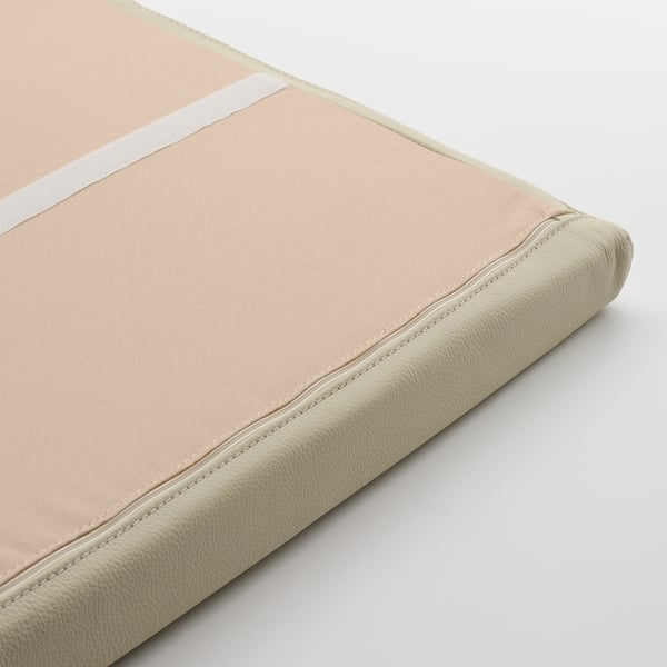 POÄNG footstool cushion, Glose eggshell, 50x55 cm