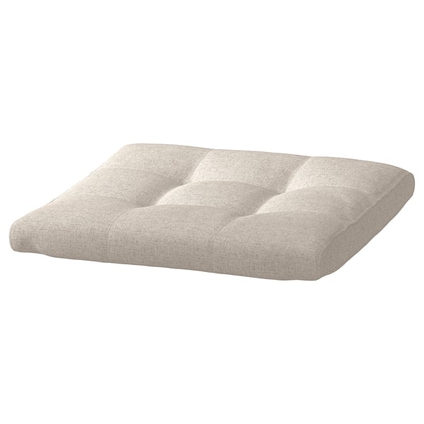 POÄNG footstool cushion, Gunnared beige, 55x50 cm