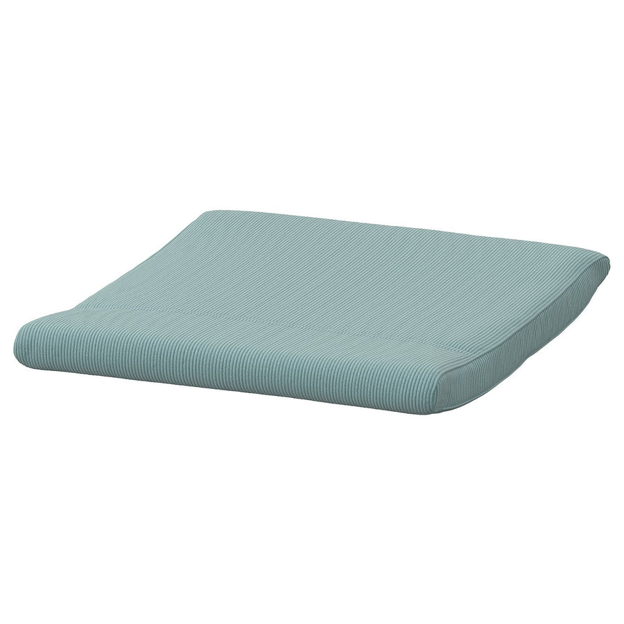 POÄNG footstool cushion, Kelinge grey-blue, 52x56 cm