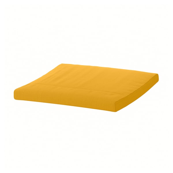 POÄNG footstool cushion, Skiftebo yellow, 53x60 cm