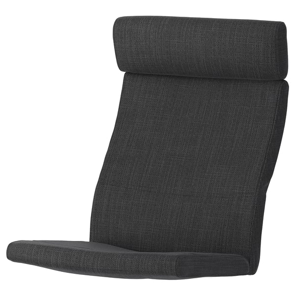POÄNG armchair cushion, Hillared anthracite, 137x56 cm