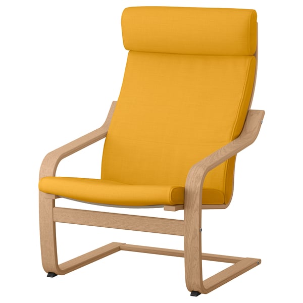 POÄNG armchair cushion, Skiftebo yellow, 137x56 cm