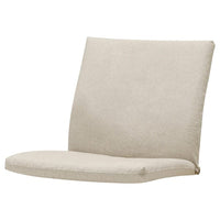 POÄNG armchair cushion with low back, Katorp natural colour/beige, 112x56 cm