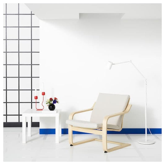 Ikea POÄNG - Low-back armchair, natural/beige color/Katorp natural/beige color