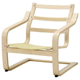 POÄNG armchair frame with low back, birch veneer, 68x70x75 cm
