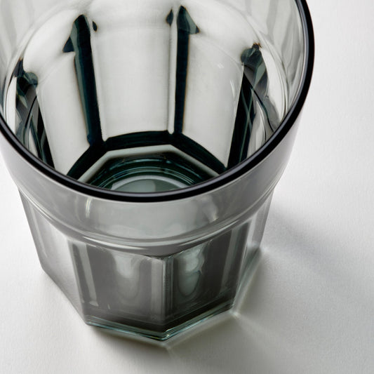 POKAL glass, grey, 35 cl