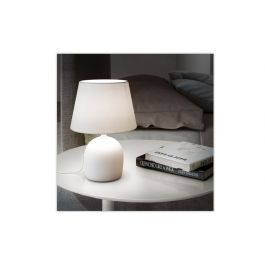 TABLE LAMP POKI CERAMIC WHITE H24.5 E14=40W