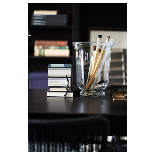 POMP vase/lantern, clear glass