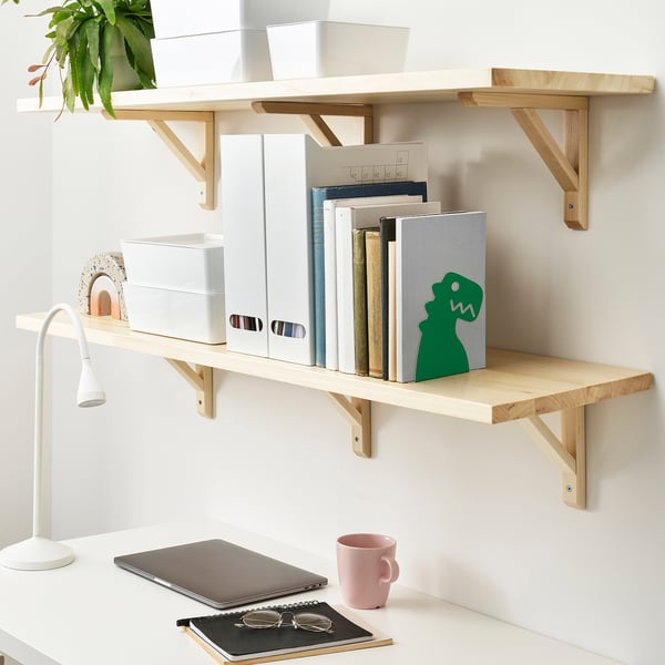 PORTVAKT book-end, green/dinosaur, 12x14.5 cm