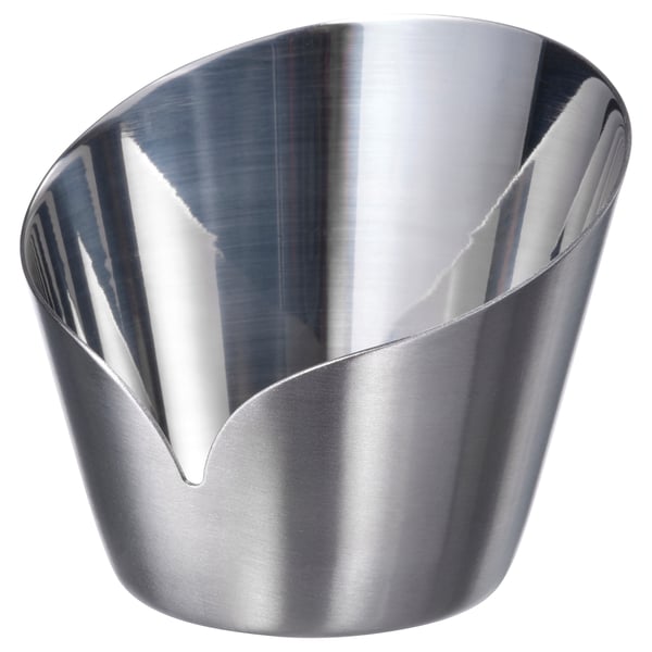 PRAKTAND tealight holder, stainless steel, 7 cm