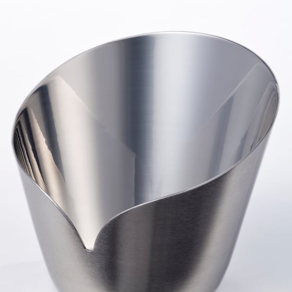 PRAKTAND tealight holder, stainless steel, 7 cm