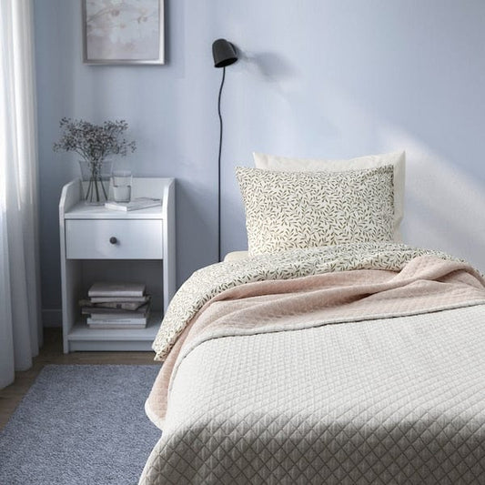 Ikea PRAKTVIAL - Bedspread, off-white,160x250 cm