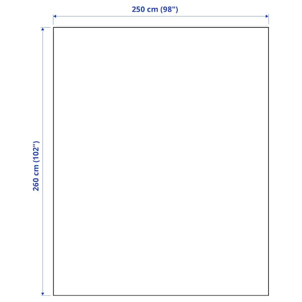 Ikea PRAKTVIAL - Bedspread, blue,260x250 cm