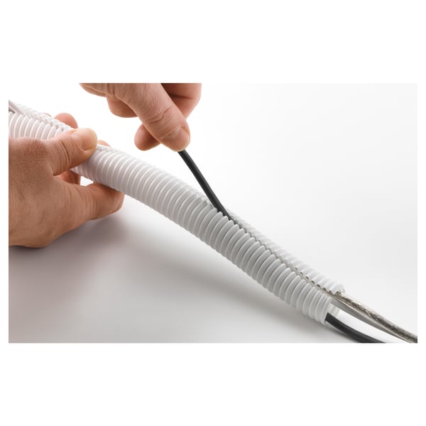 RABALDER cable tidy, white, 5 m